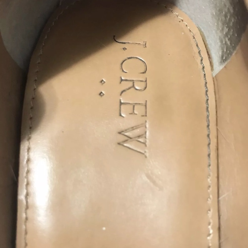 J. Crew Blue Suede Almond Toe Pumps Heels Women 9 - Picture 7 of 8